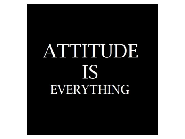 Ajeeb Status - Attitude is everything