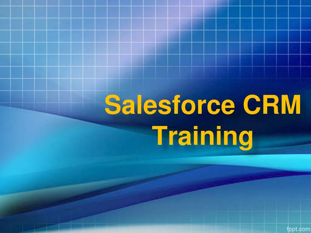 salesforce crm training