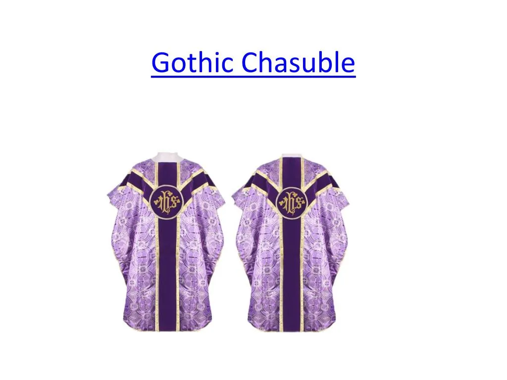 gothic chasuble