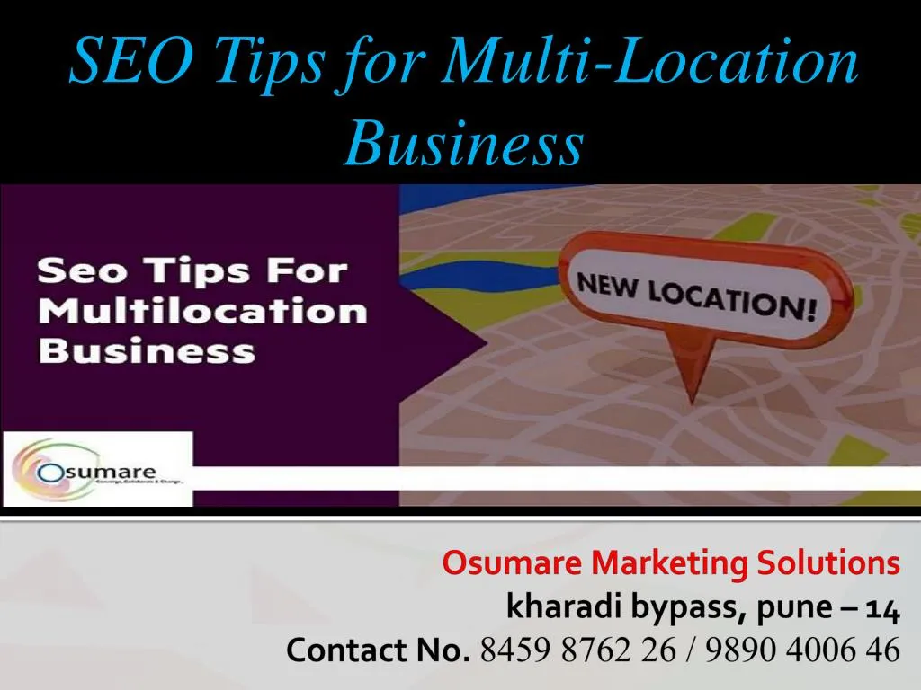 seo tips for multi location business