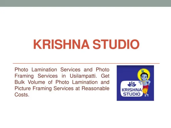 Digital Photo Lamination and Photo Printing Services Usilampatti, Madurai