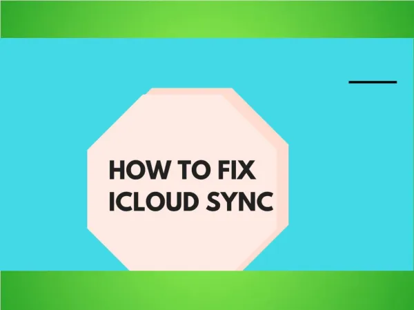How to Fix iCloud Sync