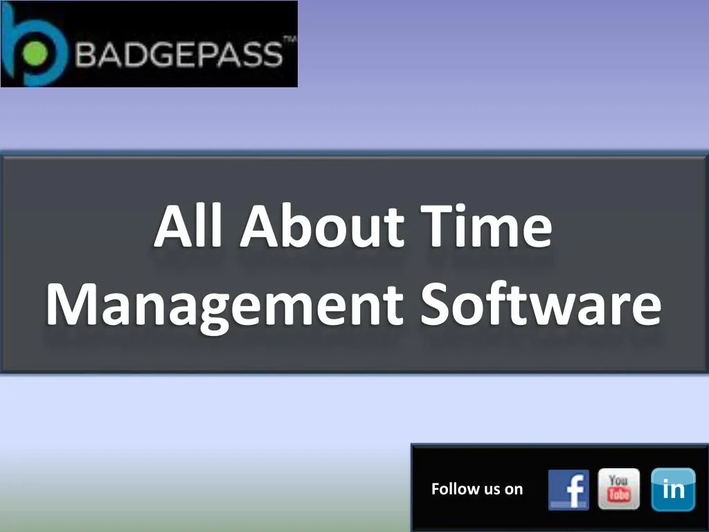 all about time management software