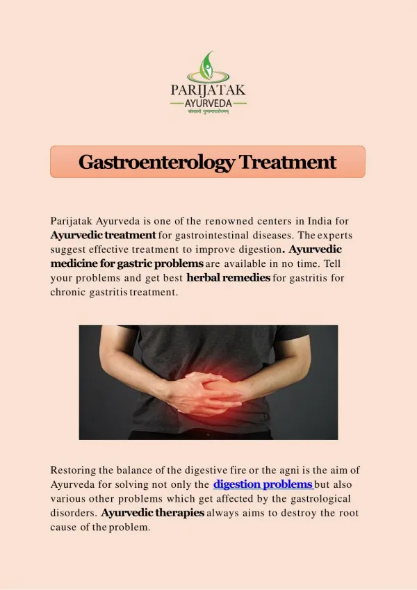 Get the best Gastroenterology treatment in India