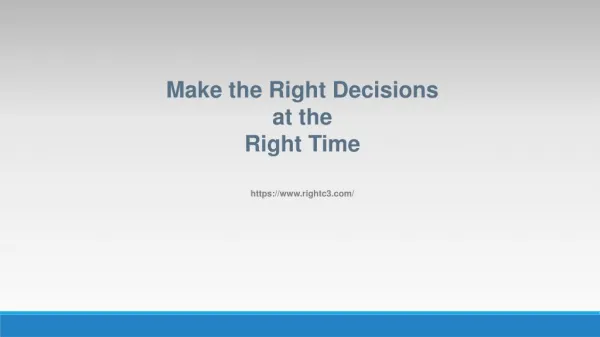 Make the Right Decisions at the Right Time. College Admissions Tips.