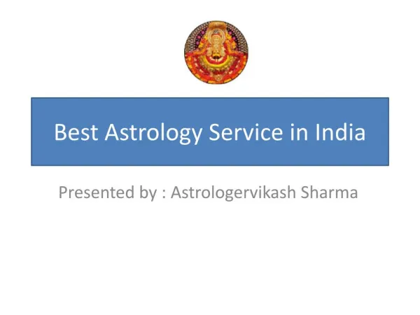 Best Astrology Service in India | Astrologervikash