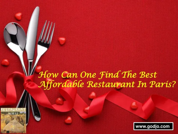 How can one find the best affordable restaurant in paris