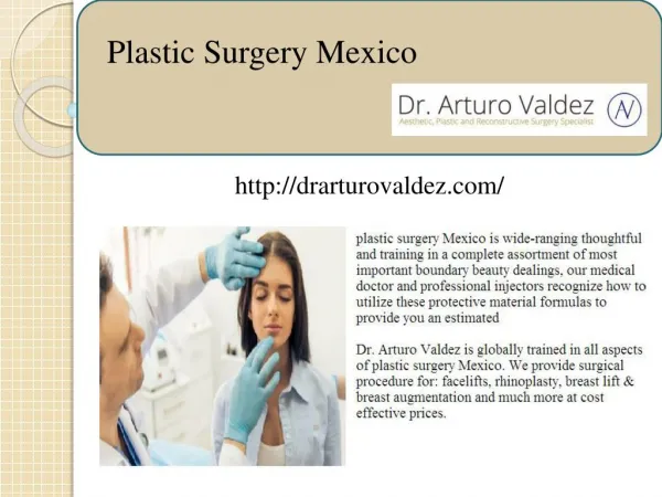 Plastic surgery mexico