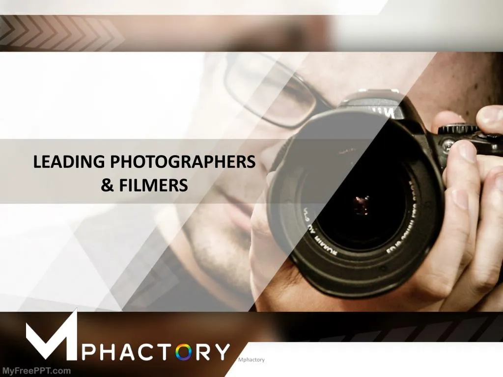 leading photographers filmers