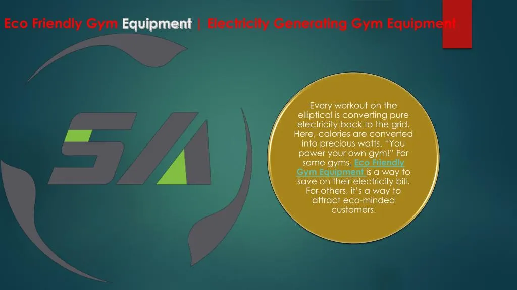 eco friendly gym equipment electricity generating gym equipment