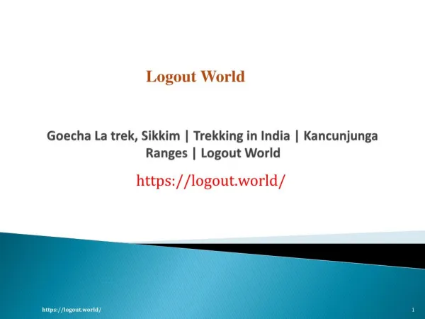 Goecha La trek, Sikkim | Trekking in India | Kancunjunga Ranges | Logout World