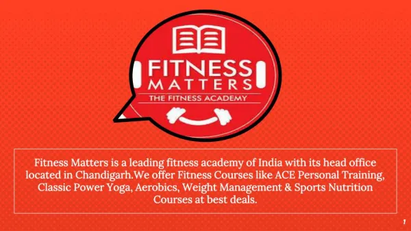 Want Aerobics Trainer Courses in India