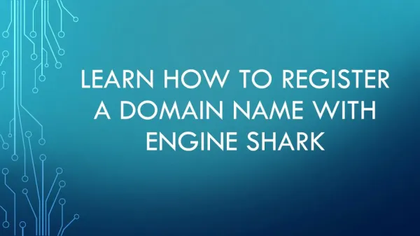 Get Your Top Level Domain With Engine Shark