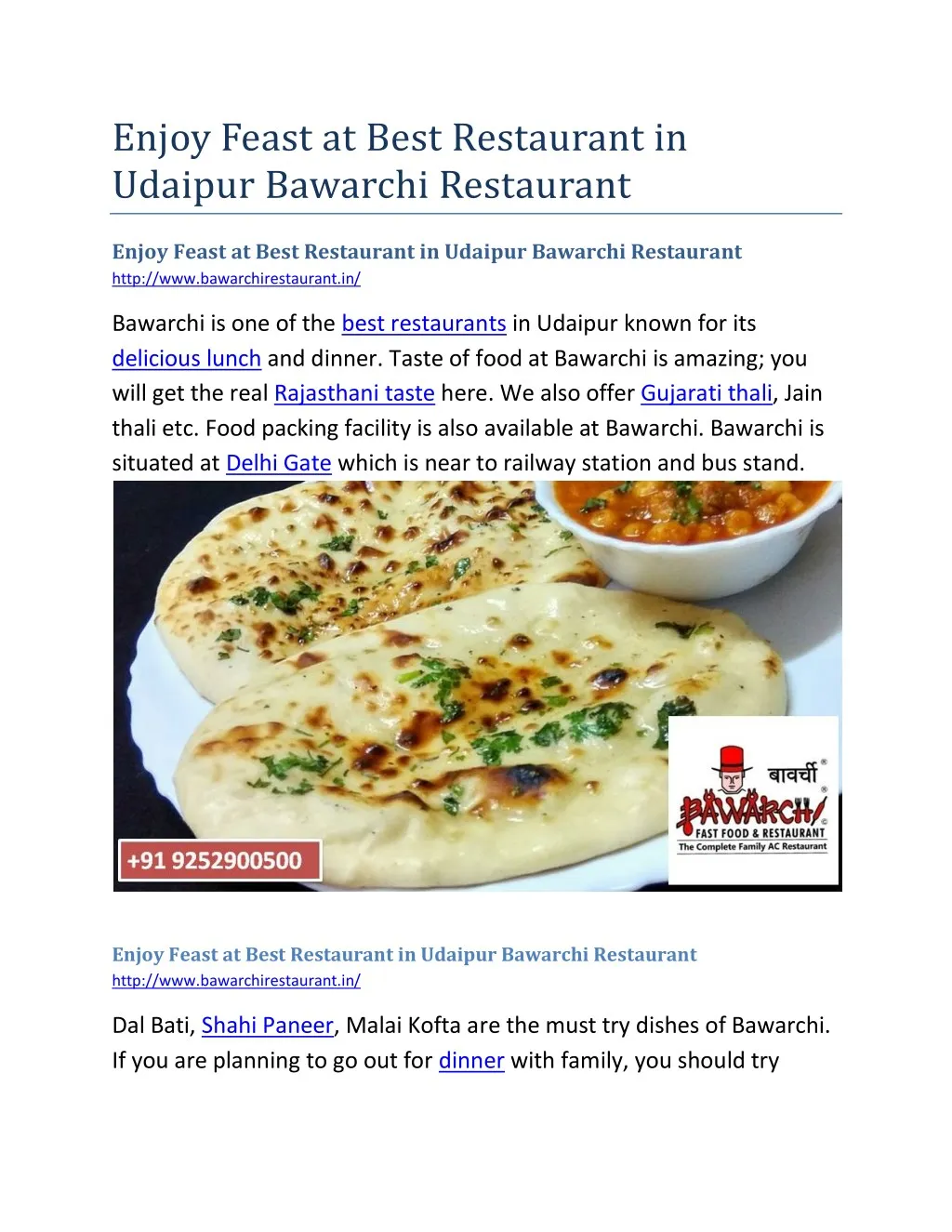 enjoy feast at best restaurant in udaipur