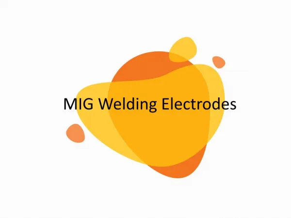 MIG Welding Electrodes