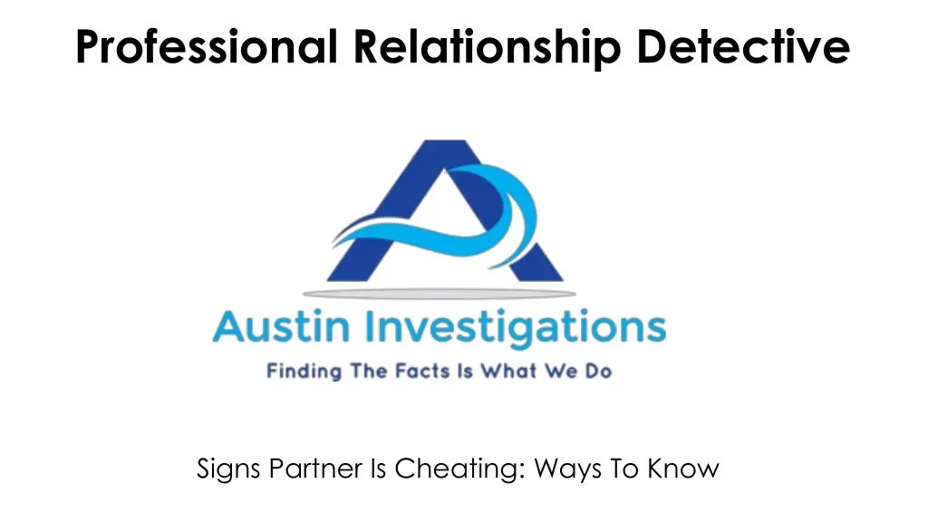 professional relationship detective