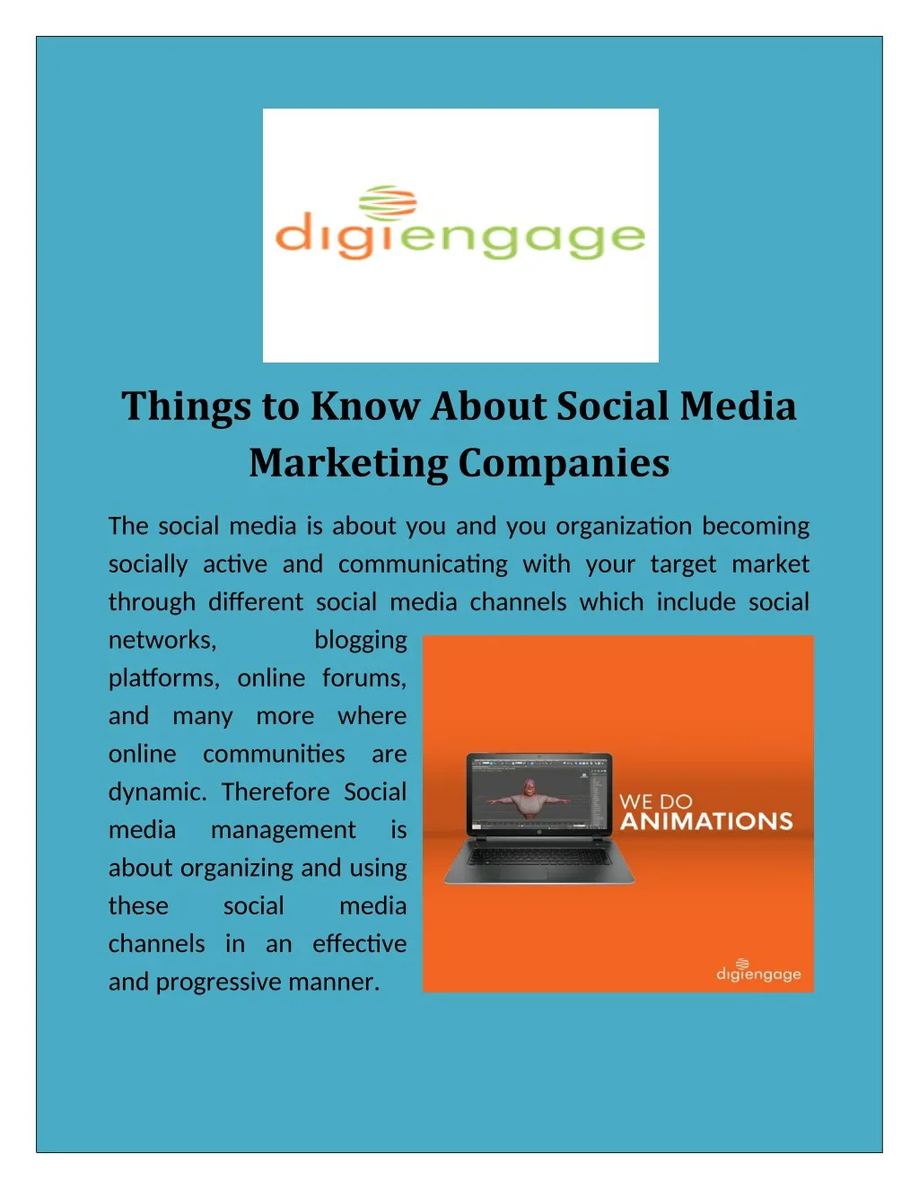 things to know about social media marketing