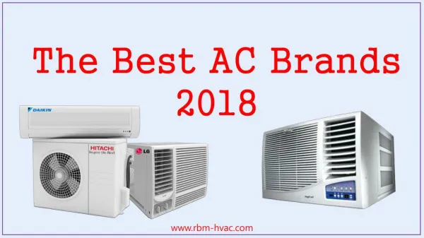 The best AC brands - 2018