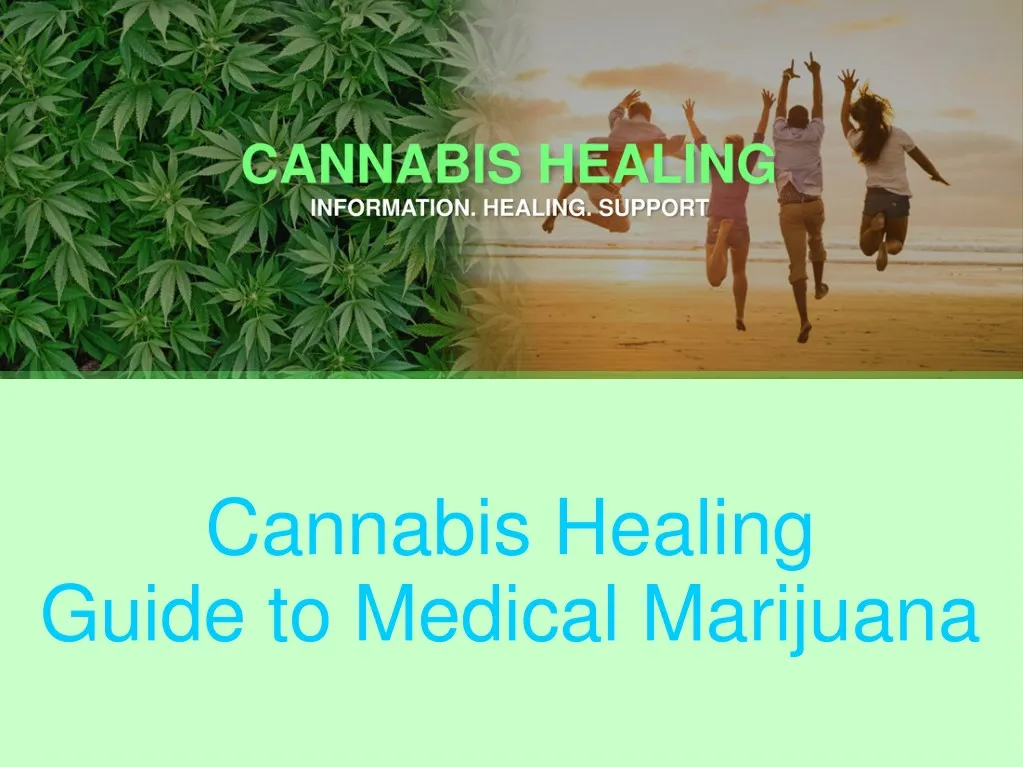 cannabis healing guide to medical marijuana