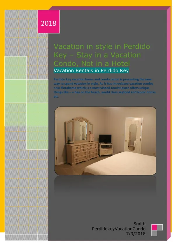 Vacation in style in Perdido Key – Stay in a Vacation Condo, Not in a Hotel