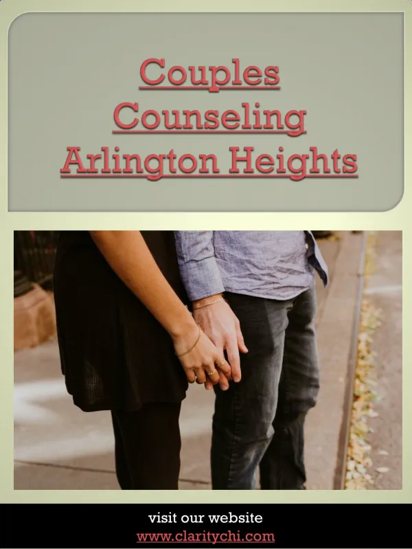 Couples Counseling arlington heights - (847) 666-5339 - https://claritychi.com