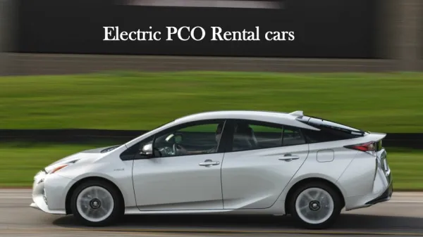 Electric PCO Rental cars