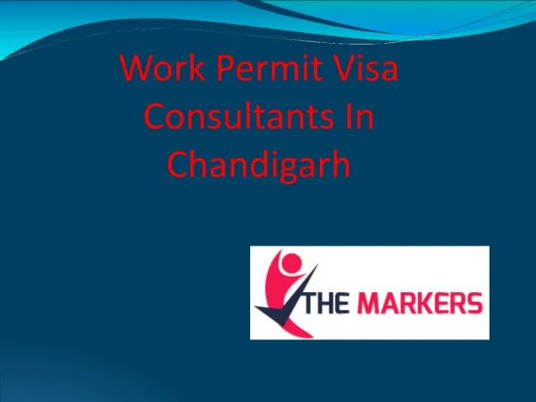 Work Permit Visa Consultants In Chandigarh