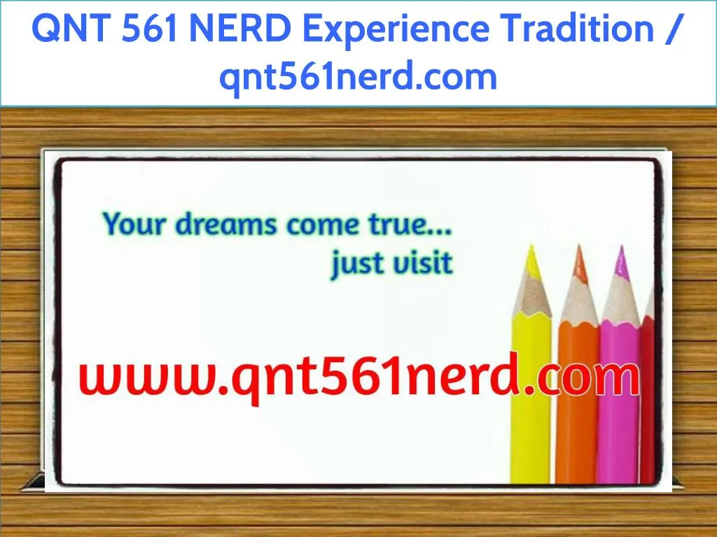 qnt 561 nerd experience tradition qnt561nerd com