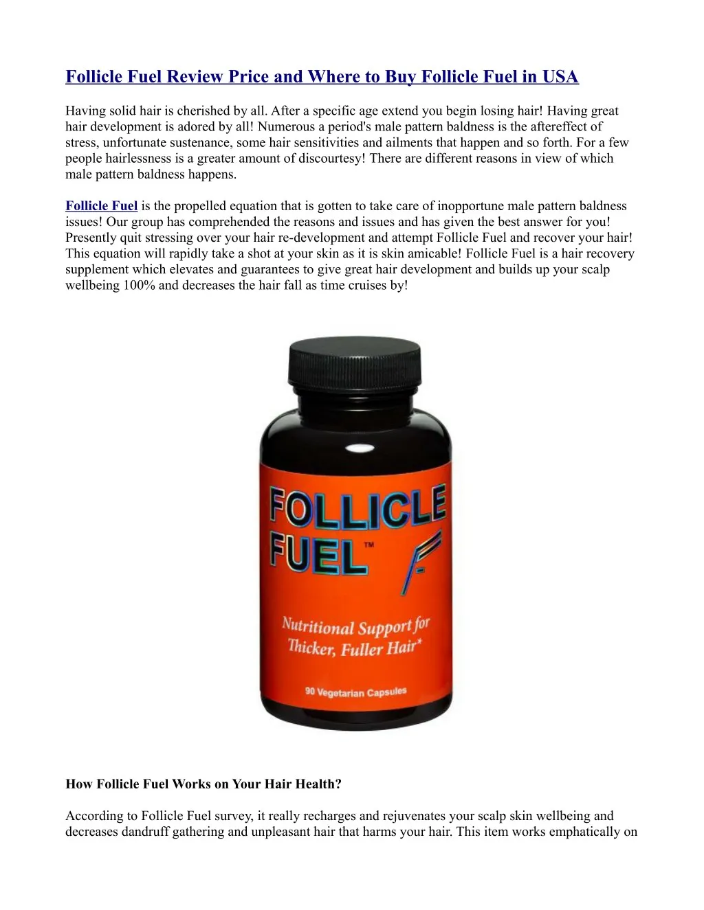 follicle fuel review price and where