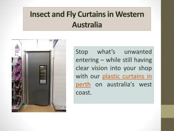Fly Curtains Western Australia