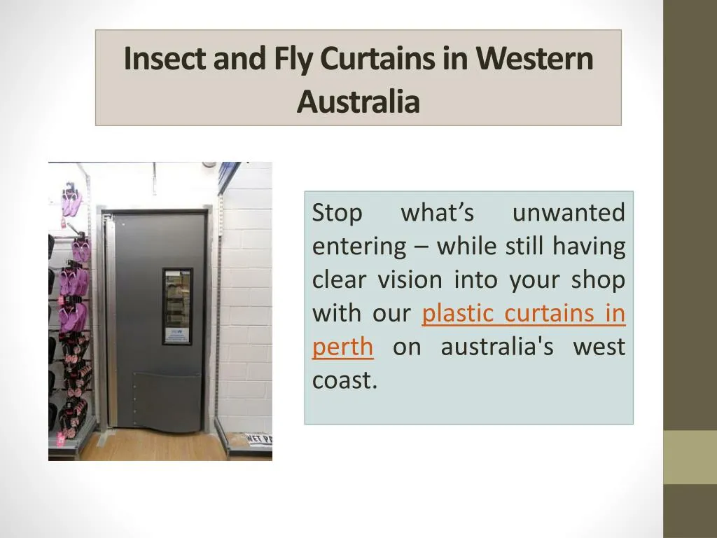 insect and fly curtains in western australia