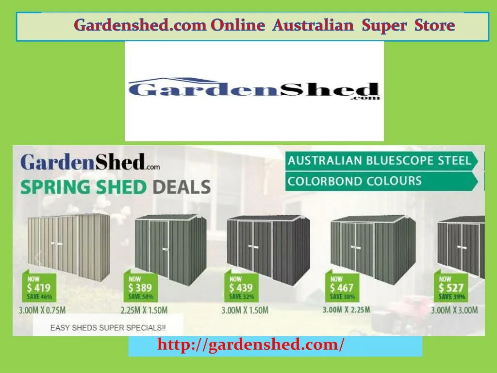 gardenshed com online australian super store