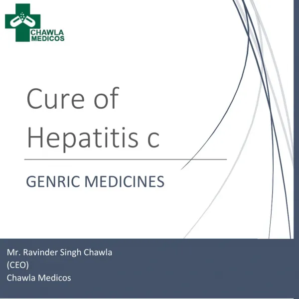 Cure of Hepatitis c | GENRIC MEDICINE