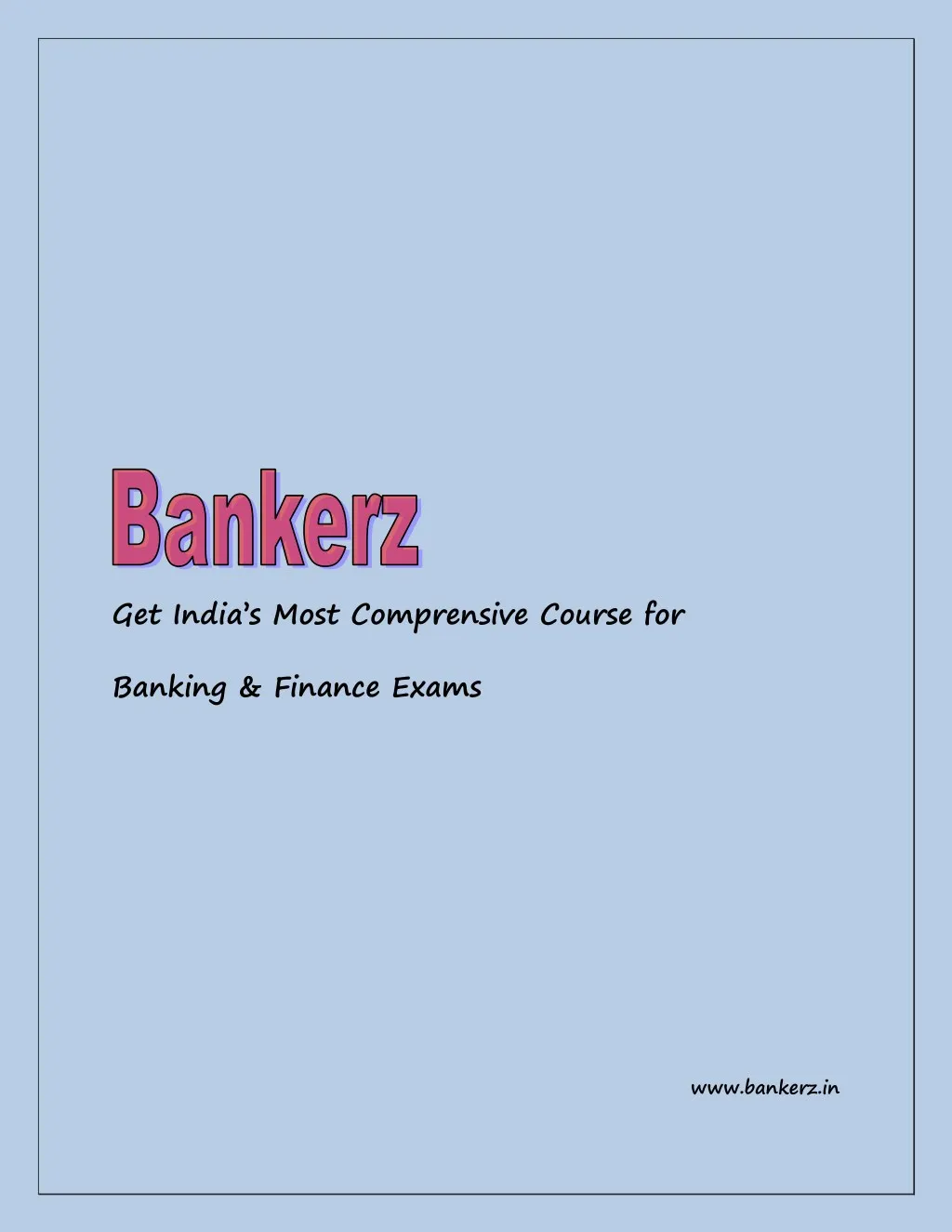 get india s most comprensive course for