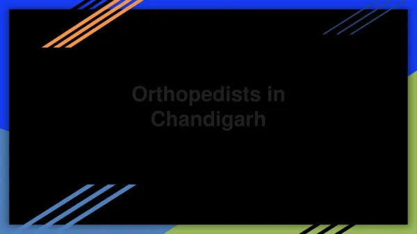 Orthopedic in sector 33d chandigarh