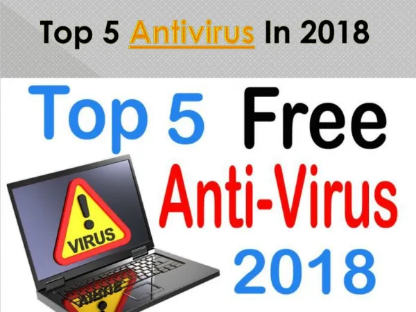 Top 5 antivirus in 2018