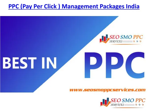 PPC (Pay Per Click ) Management Packages India