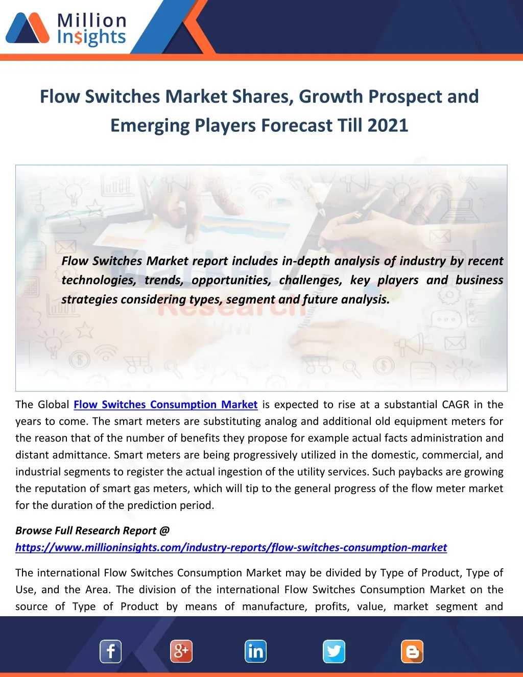 flow switches market shares growth prospect