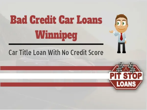 Bad credit car loans Winnipeg