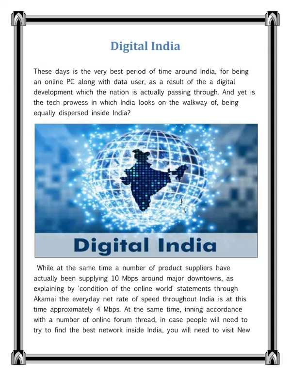 New Digital Revolution - India
