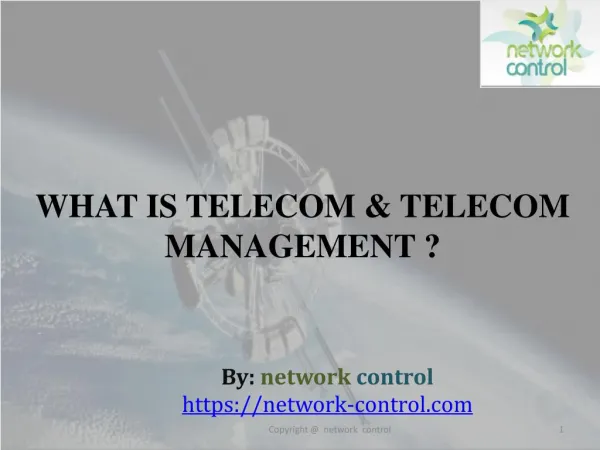 What is Telecom & Telecom Management