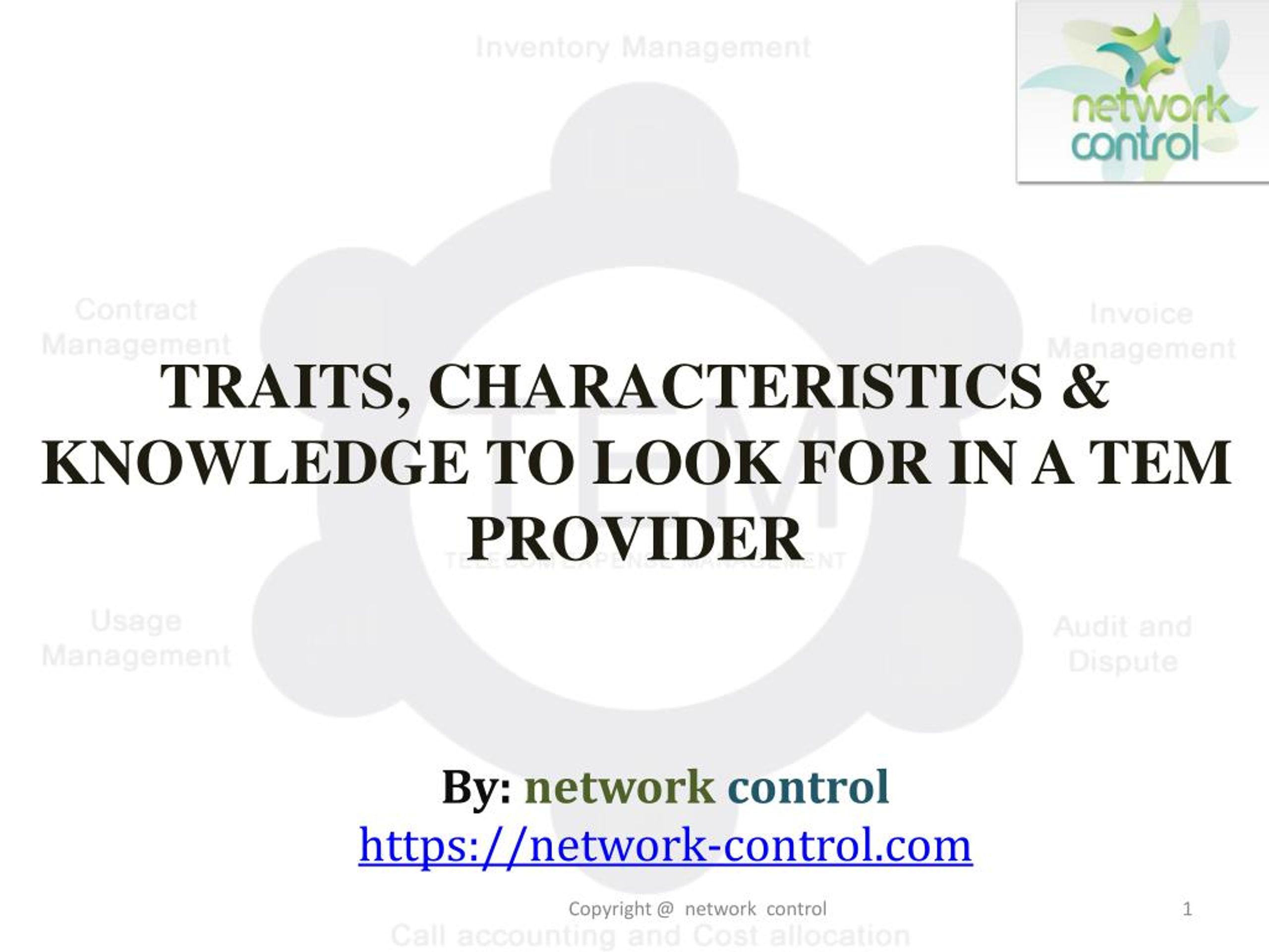Knowledge Trait PPT - Traits, Characteristics, & Knowledge To Look For In A TEM ...