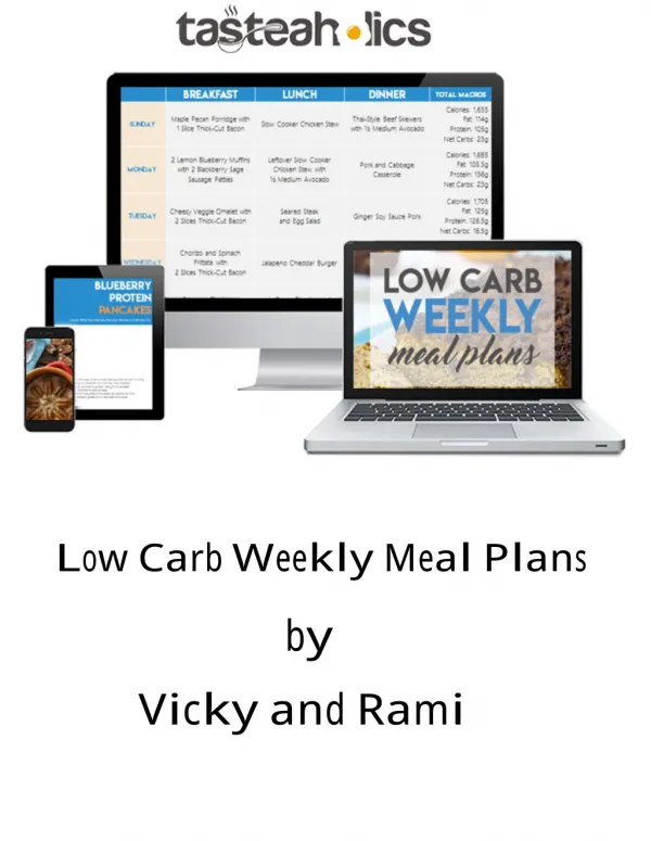 Low Carb Weekly Meal Plans PDF EBook Free Download