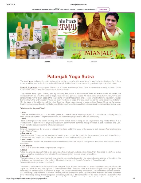 Patanjali Yoga Sutra