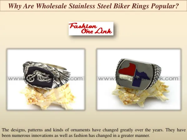 Why Are Wholesale Stainless Steel Biker Rings Popular?