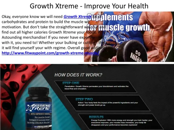 Growth Xtreme - Enhance Your Energy Power