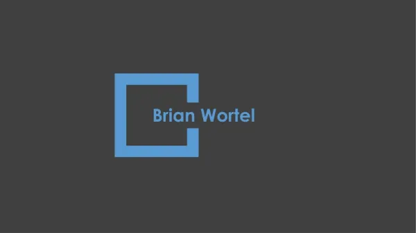 Brian T. Wortel - Director, CM201U