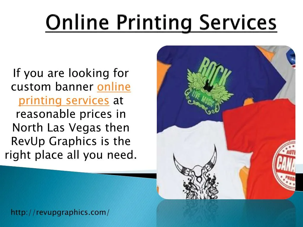 online printing services