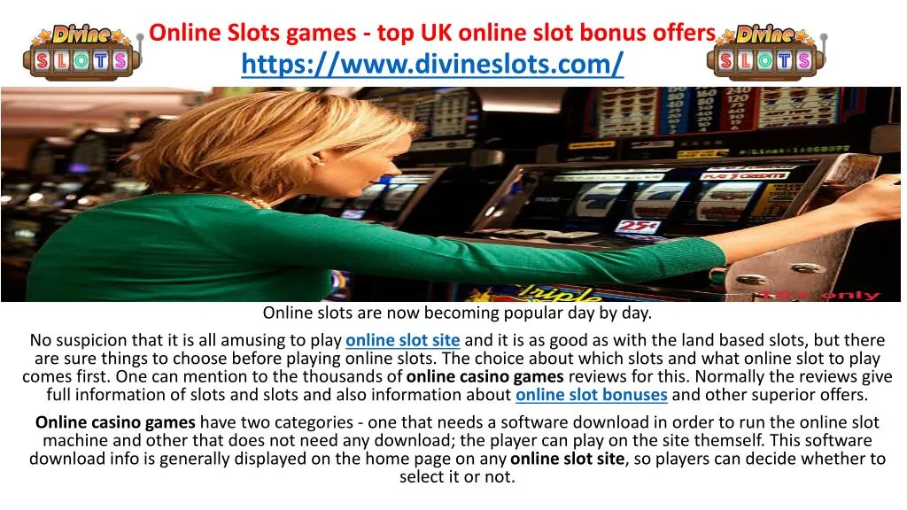 online slots games top uk online slot bonus offers