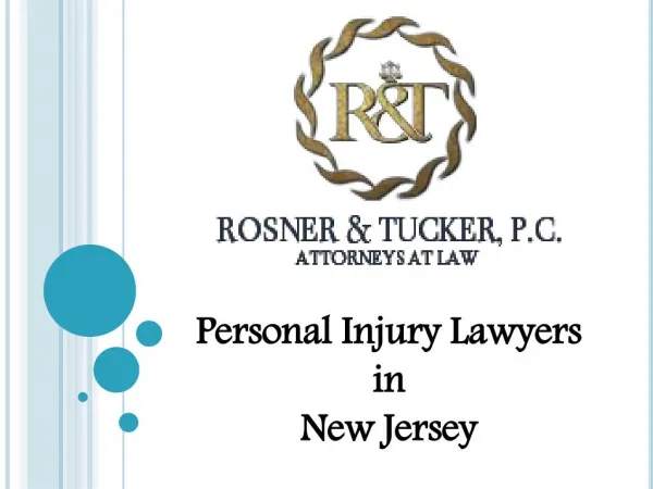 New Jersey Personal Injury Lawyer